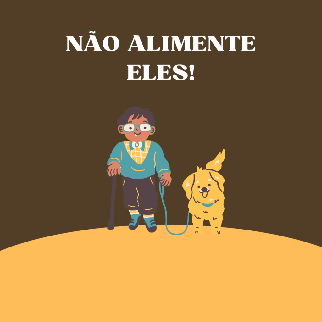 não alimente eles